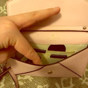 Kate Spade Pink Letter-Style Crossbody